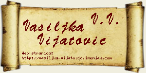 Vasiljka Vijatović vizit kartica